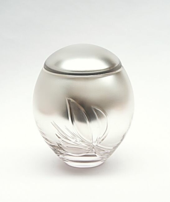 Silver Crystal Urn